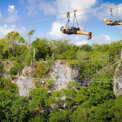Punta Cana Scape Park and Blue Hole Full Day Admission Ticket